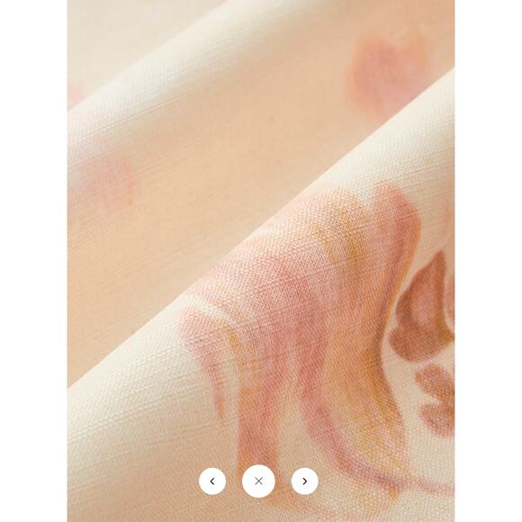 Commense Belted Balloon Sleeve Floral Dress Sz S - Picture 3 of 4